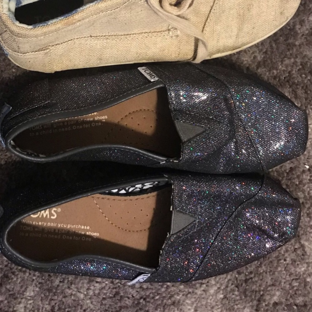 Multi glitter toms